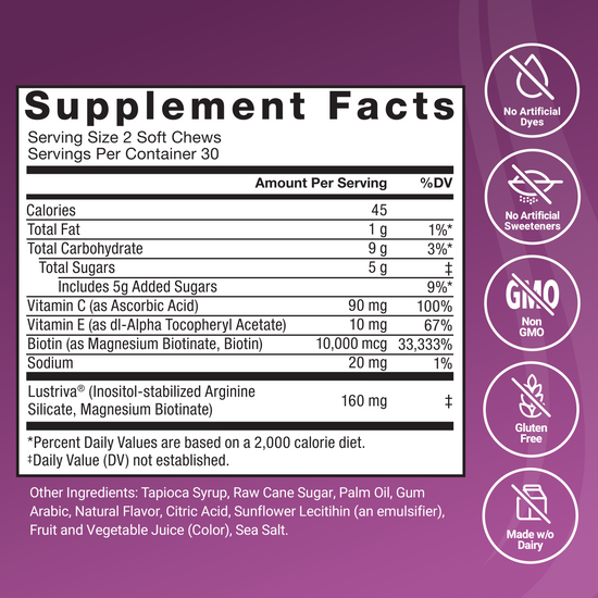 Hair Growth Accelerator Soft Chews